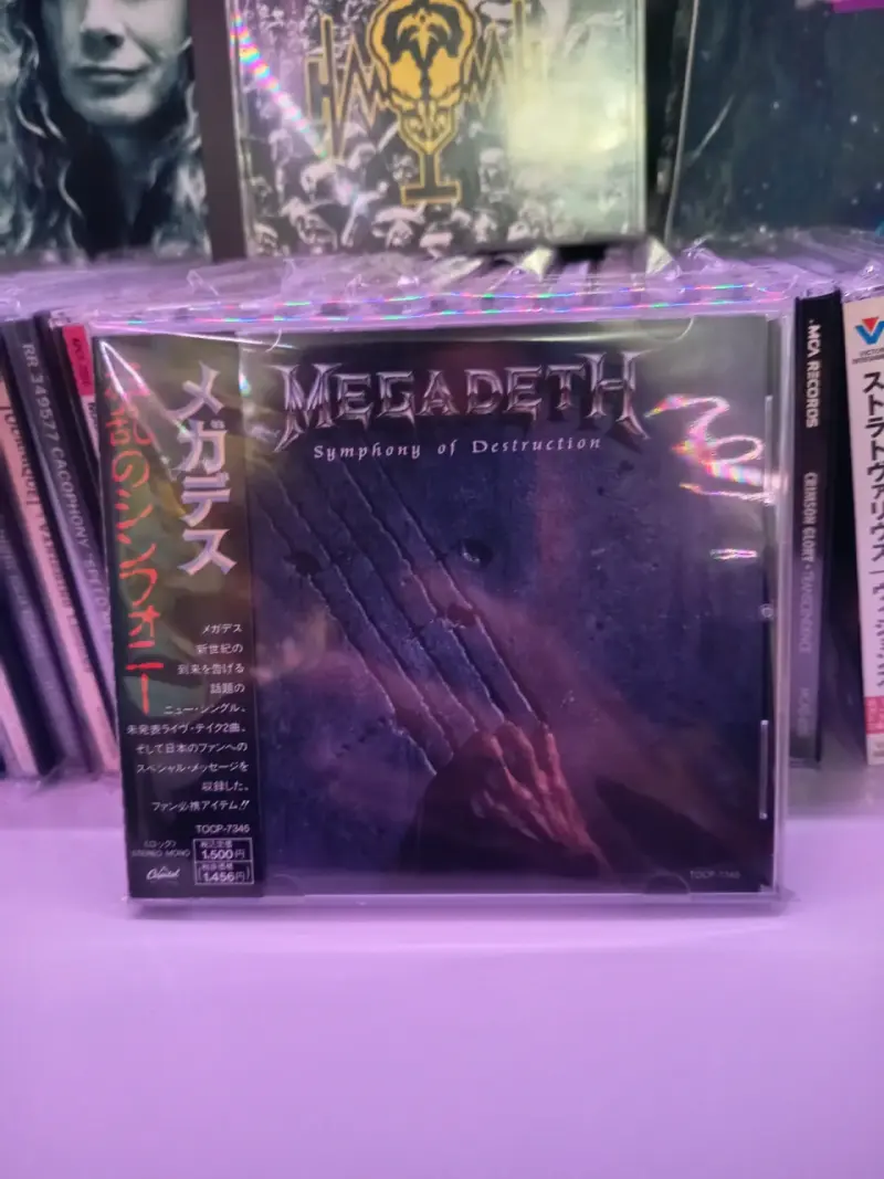 CD Megadeth Symphony of Destruction Edición Japo - 1