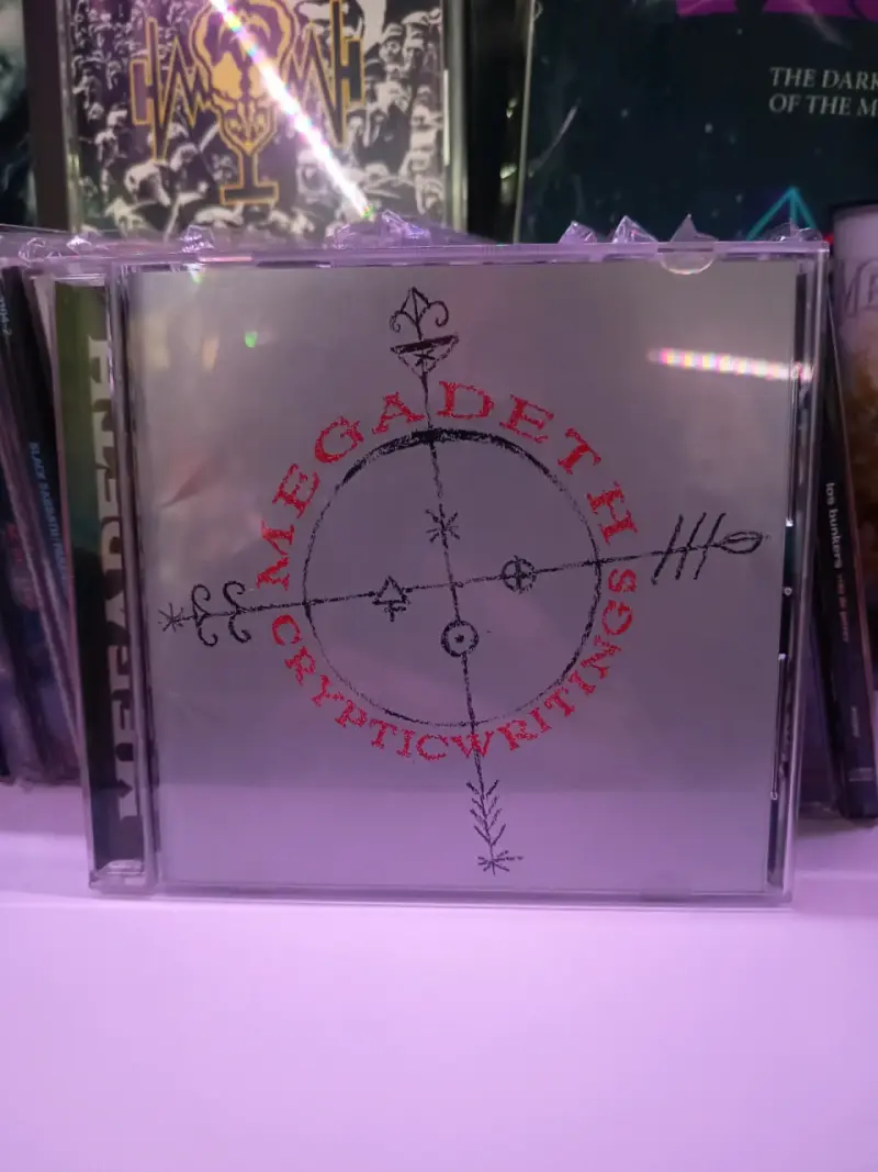 CD Megadeth Cryptic Writings edición japo - 1