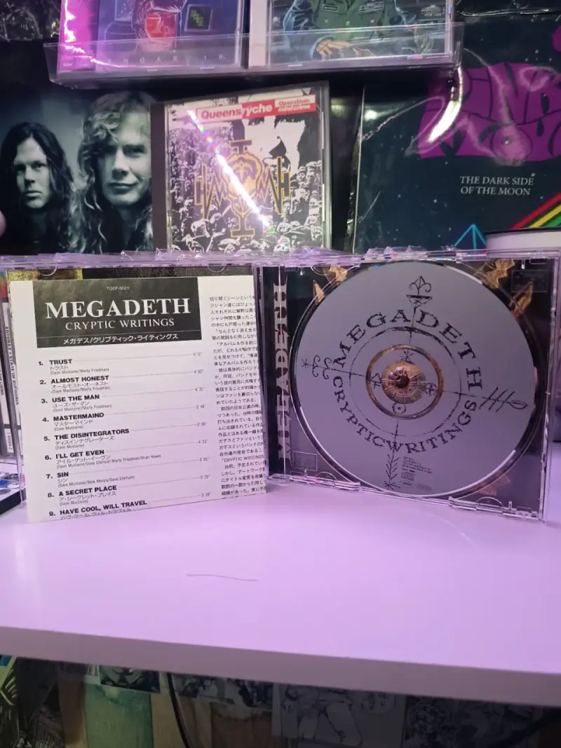 CD Megadeth Cryptic Writings edición japo - 3