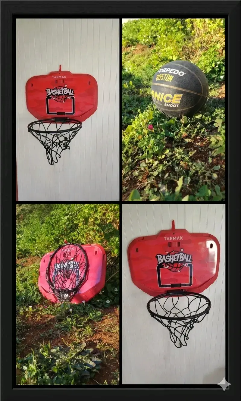 Aro de Baloncesto Tarmak con Pelota Torpedo