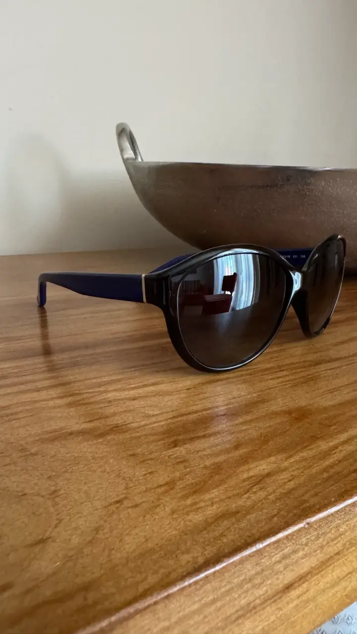 Gafas de sol Salvatore Ferragamo patillas azules - 1