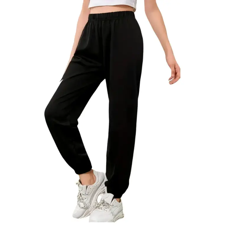 Pantalón jogger deportivo Talla S para mujer Negro - 2