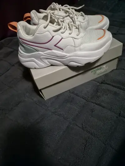 Zapatillas deportivas blancas Diadora para mujer - miniatura 4