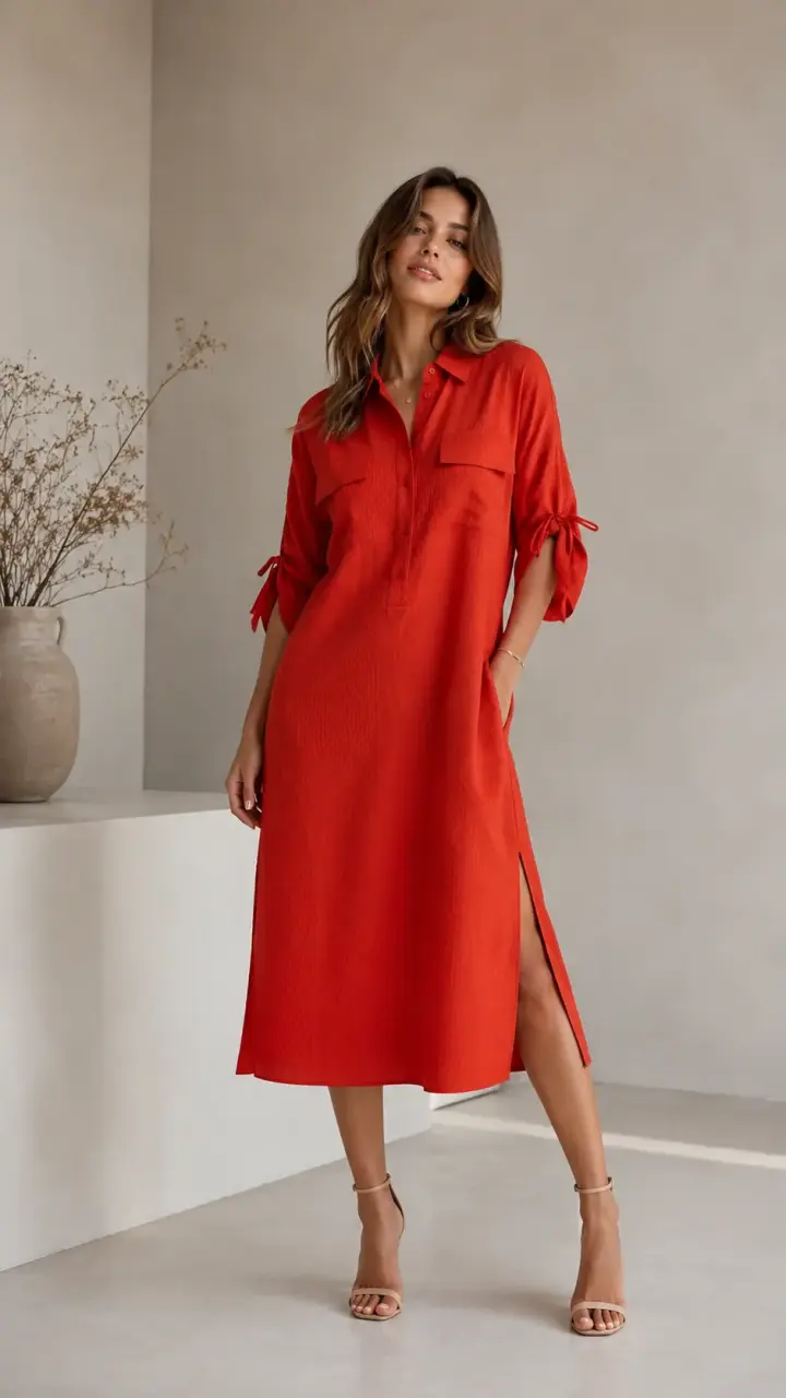 Vestido camisero Carolina Herrera - 1