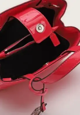 Bolso rojo Armani Exchange con logo grabado - miniatura 5