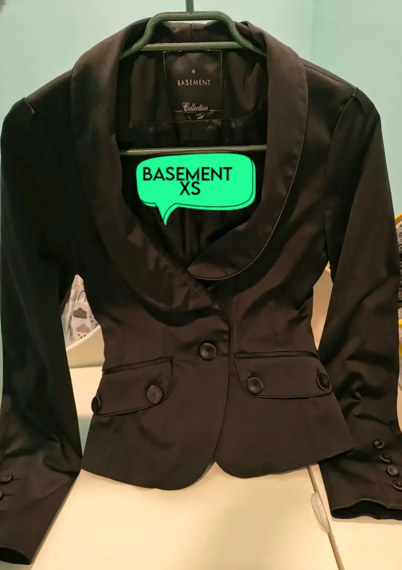 Blazer negro elegante Basement XS