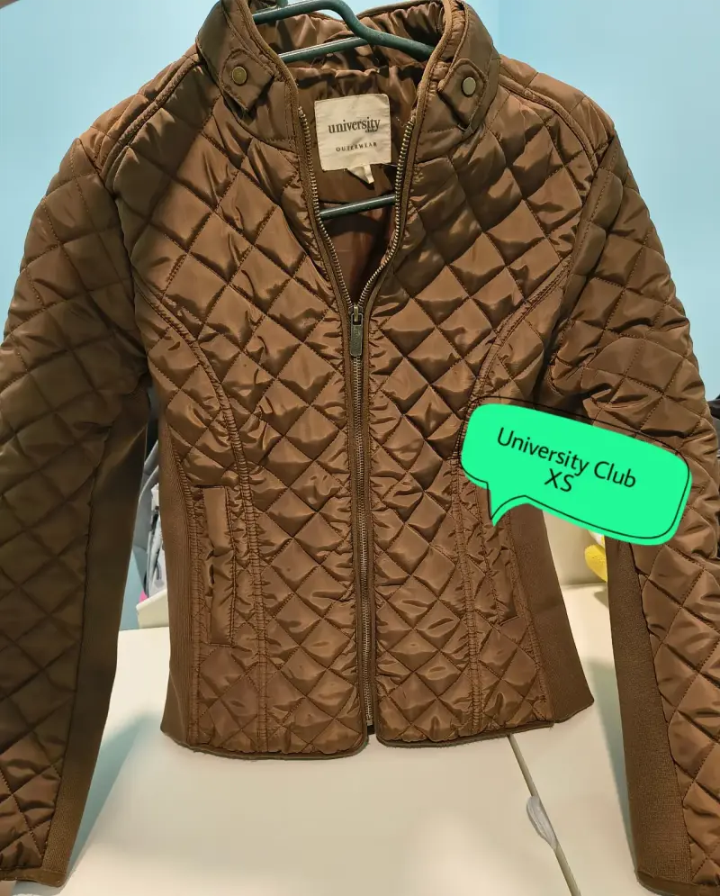 Chaqueta acolchada marrón University Club XS