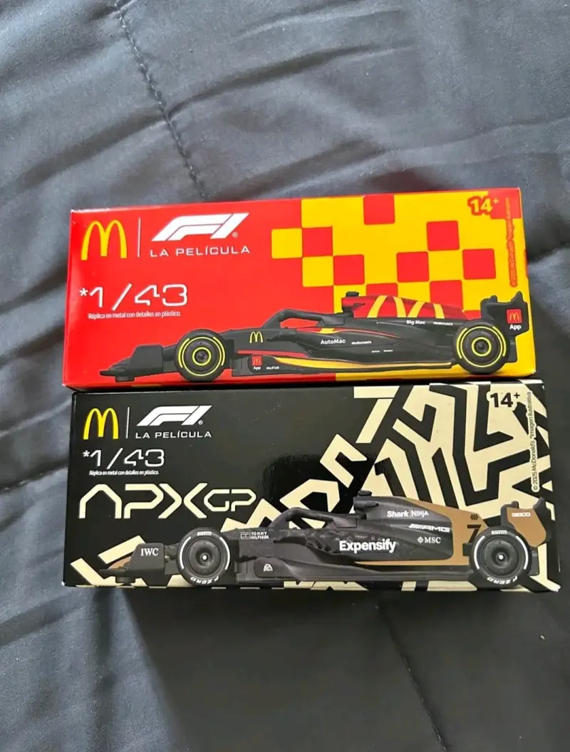 Set de autos de colección McDonald's F1 a escala 1/43 - 3