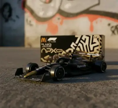 Set de autos de colección McDonald's F1 a escala 1/43 - miniatura 4
