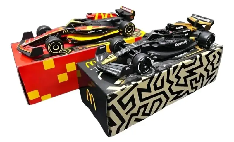 Set de autos de colección McDonald's F1 a escala 1/43 - 6