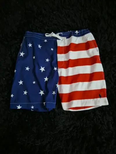 Short de baño Polo Ralph Lauren bandera americana - miniatura 1