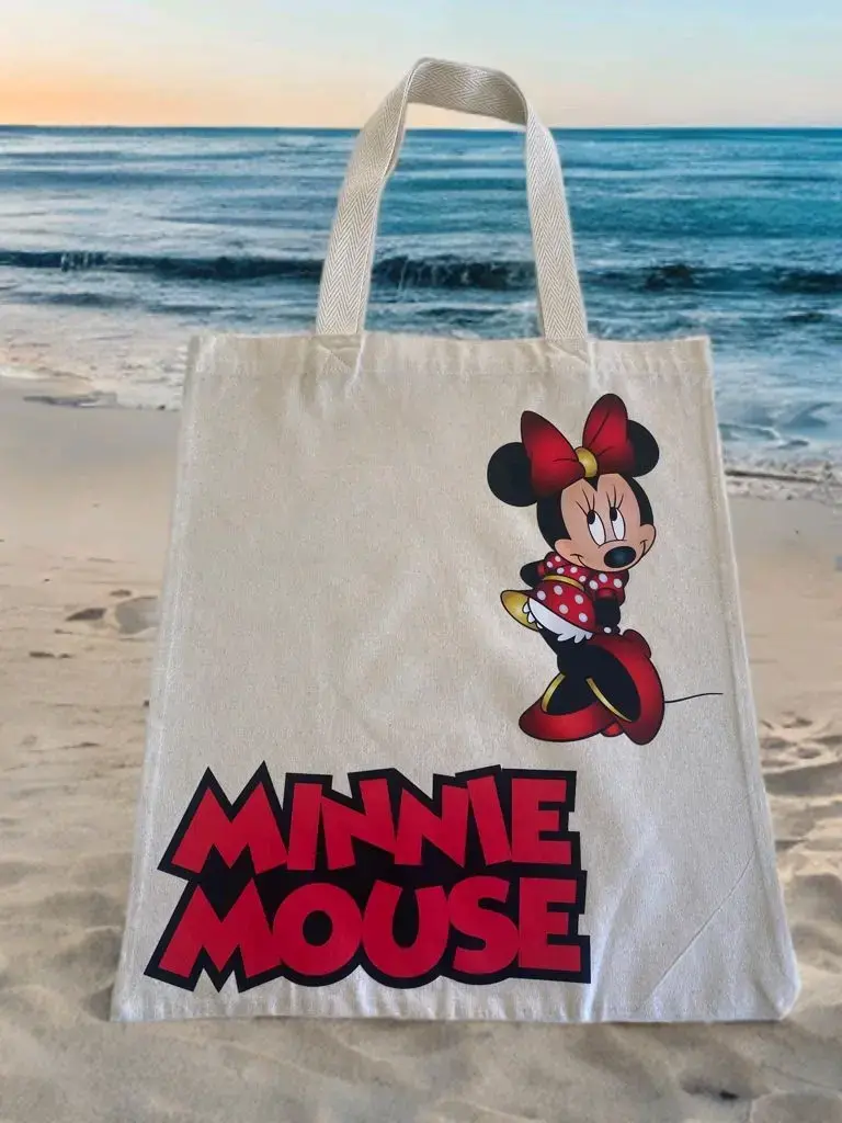 Bolsa de tela Minnie Mouse para compras