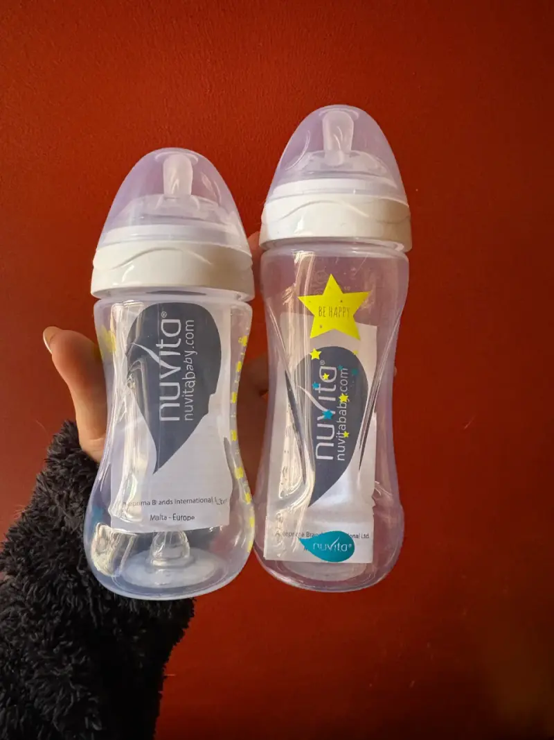 Mamaderas Nuvita 330ml con Tetina Silicona - 1