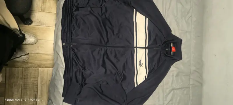 Chaqueta deportiva negra Puma para hombre - 1