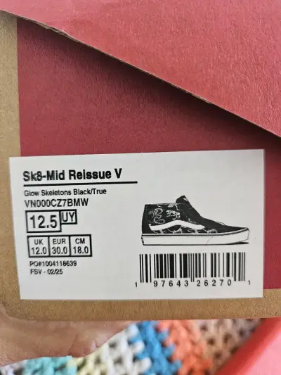 Zapatillas Vans negras con diseño de dinosaurios - miniatura 6