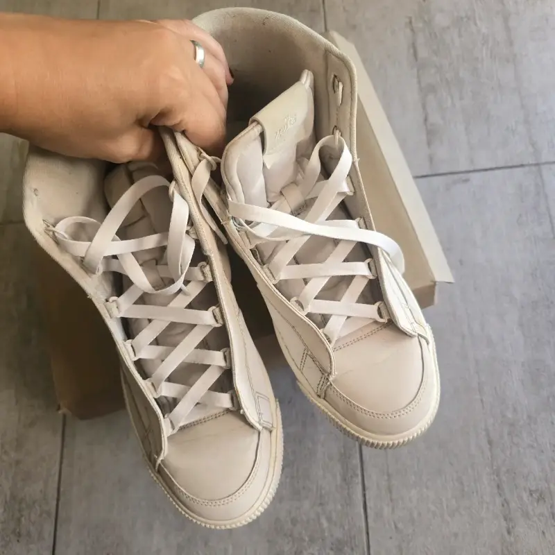 Zapatillas altas blancas Nike en buen estado - 6