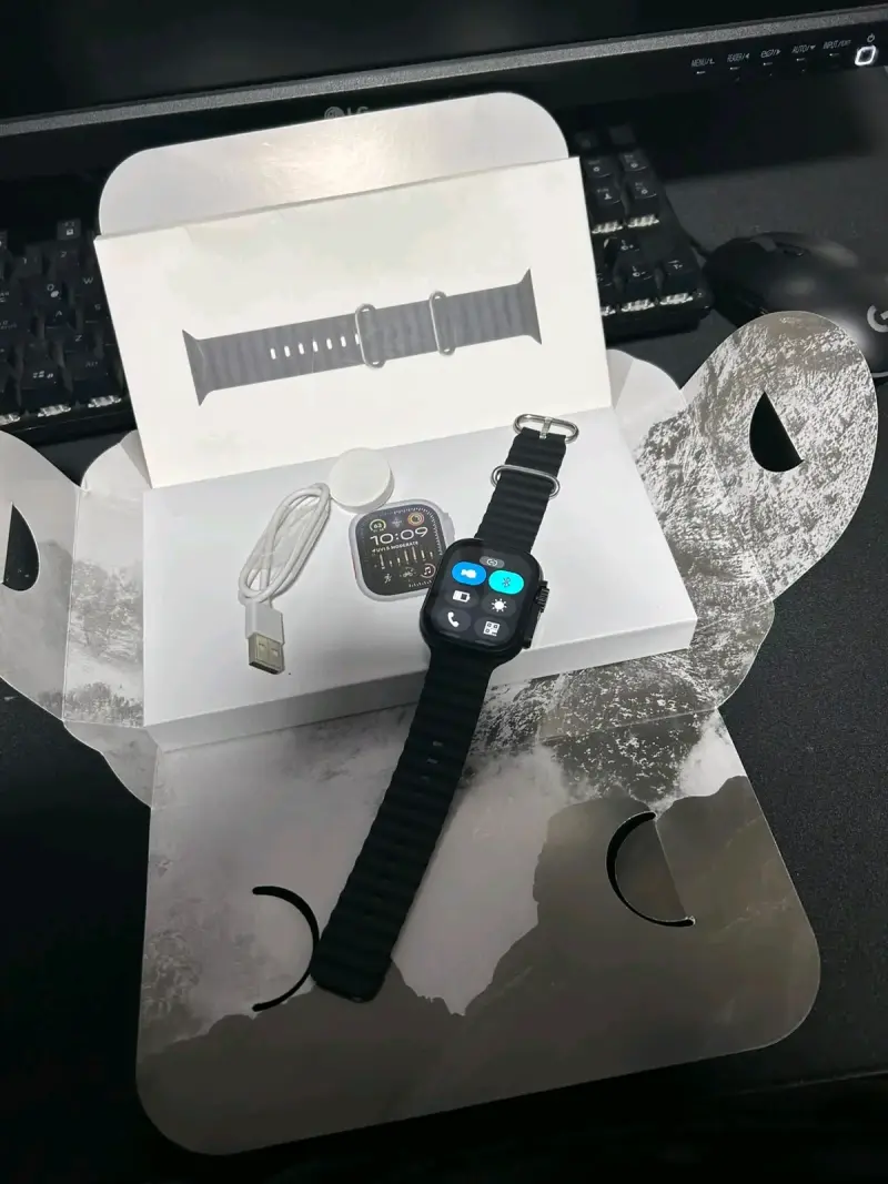 Apple Watch Ultra 2 con Correa Negra - 1
