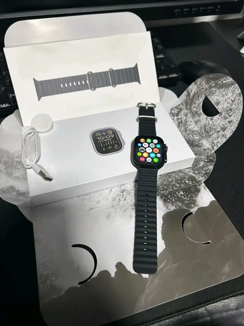 Apple Watch Ultra 2 con Correa Negra - 5