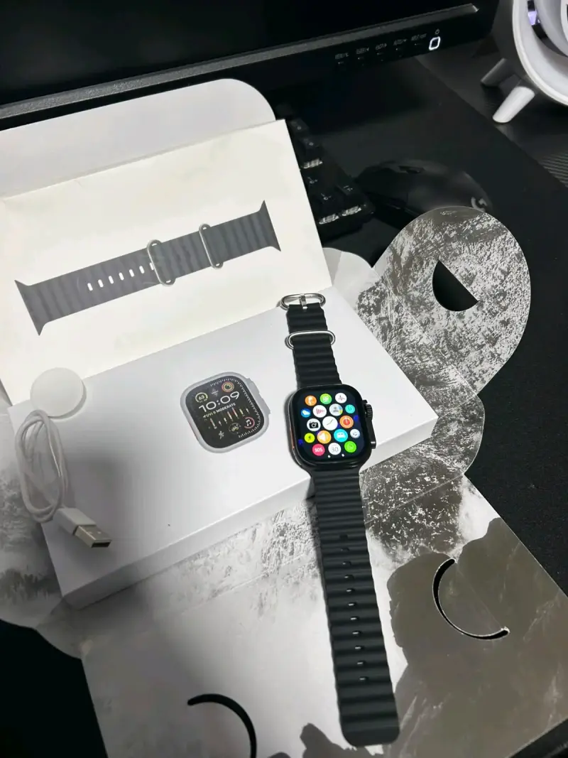 Apple Watch Ultra 2 con Correa Negra - 6