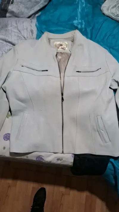 Chaqueta de cuero legítimo talla 5XL - miniatura 1