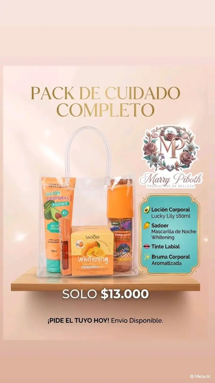 Pack de Cuidado Completo Marry Piboth - 1