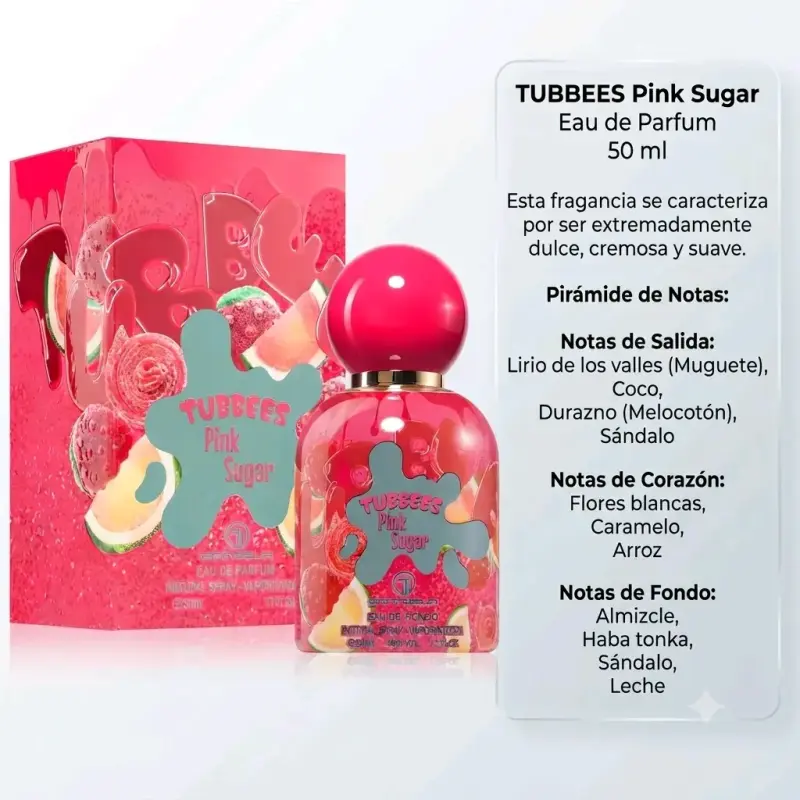 Perfumes Tubbees Aromas Dulces 50ml - 4
