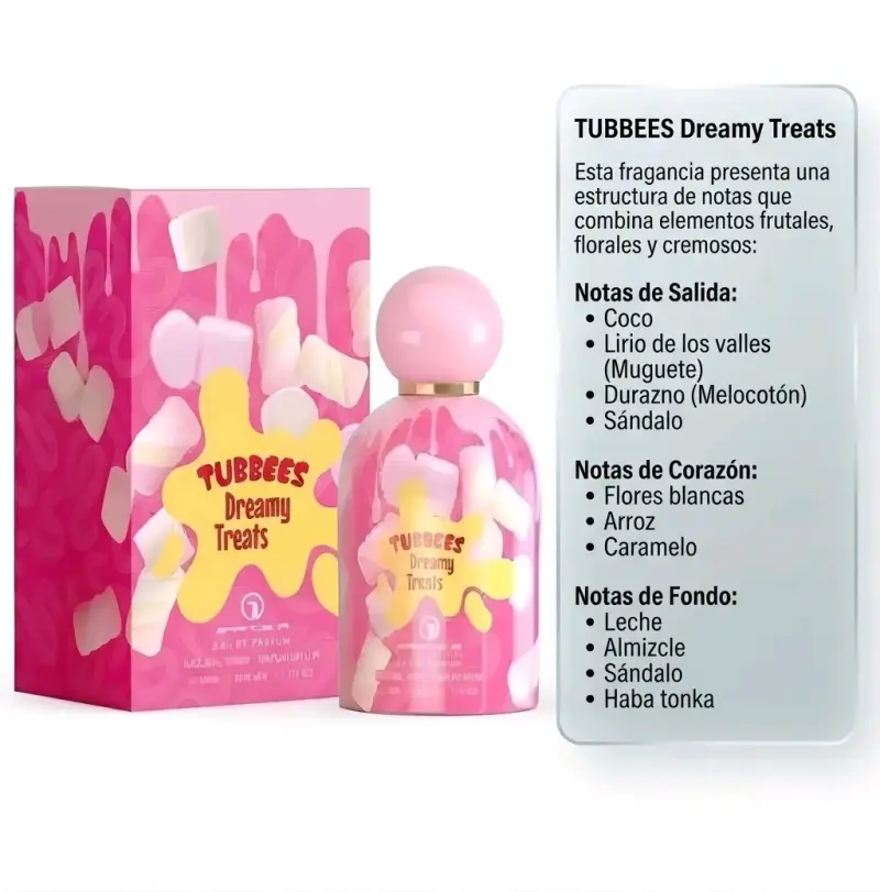 Perfumes Tubbees Aromas Dulces 50ml - 5