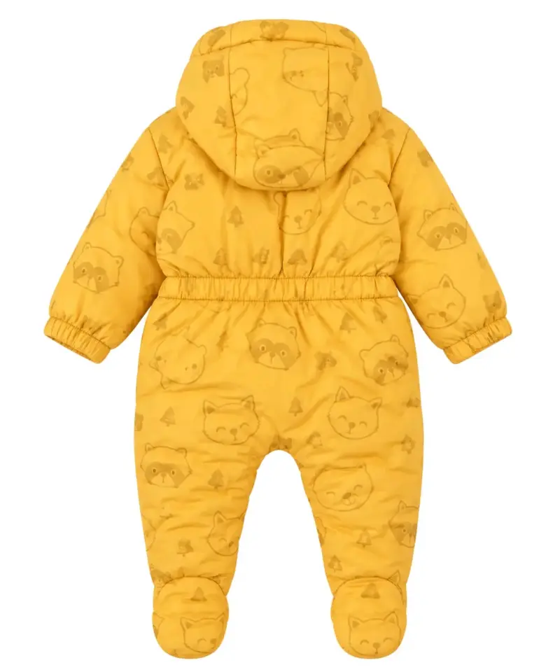 Enterito de invierno amarillo para bebé con diseño de zorro - 2