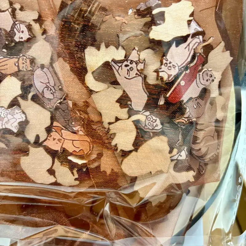 Rompecabezas de madera con diseño de gatos - 3