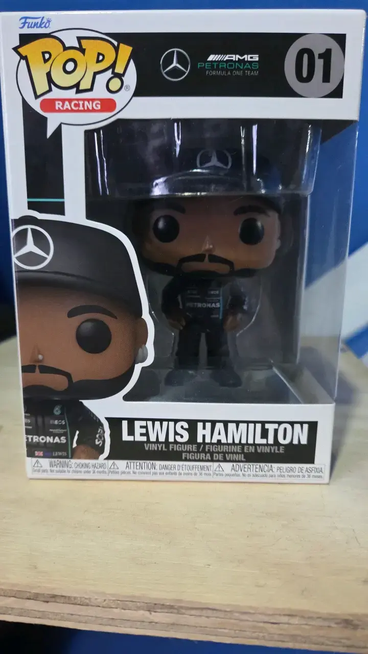 Figura Funko Pop Lewis Hamilton Mercedes