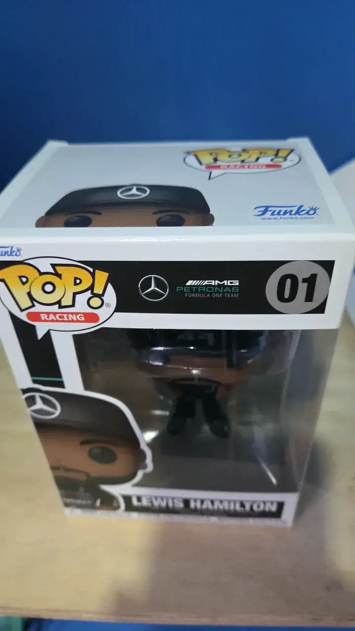 Figura Funko Pop Lewis Hamilton Mercedes - 3