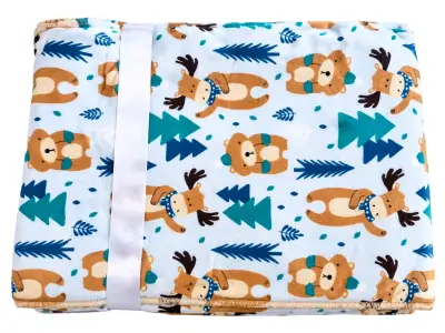 Manta infantil polar con diseño de osos - miniatura 2