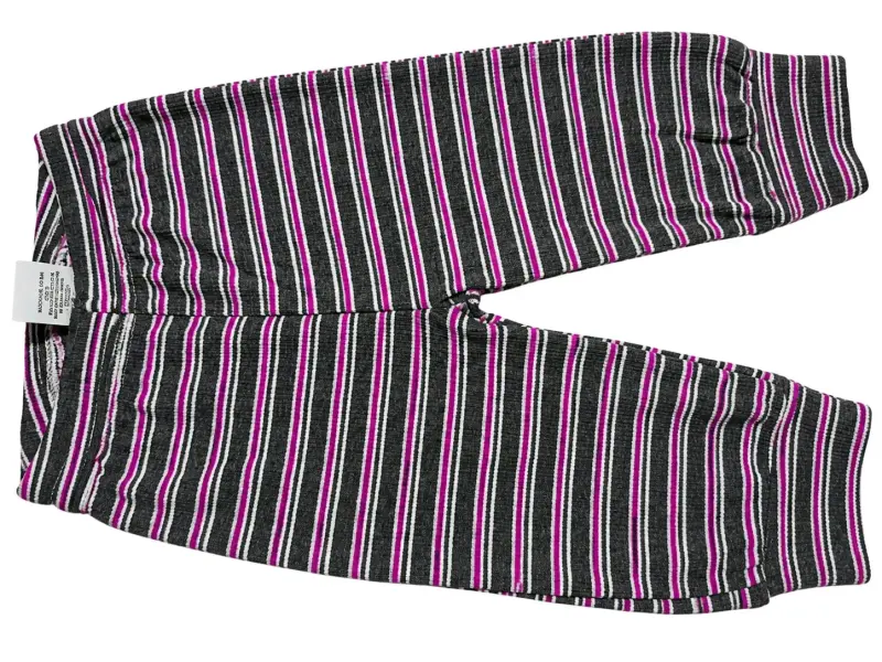 Pantalones de bebé rayados con diseño de mariquita - 2