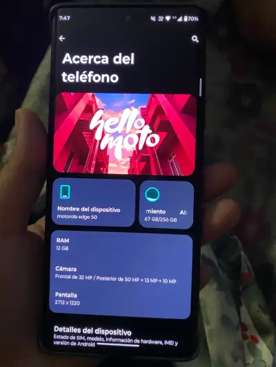 Motorola Edge 50 con 12GB RAM y 256GB - miniatura 3