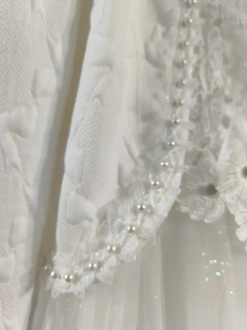 Vestido de Primera Comunión Blanco con Chaqueta - 2