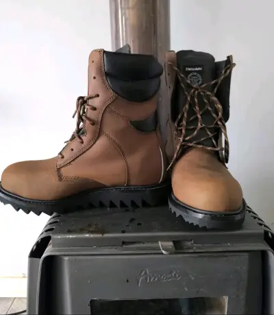 Botas de trabajo térmicas marrones Verlan - miniatura 2