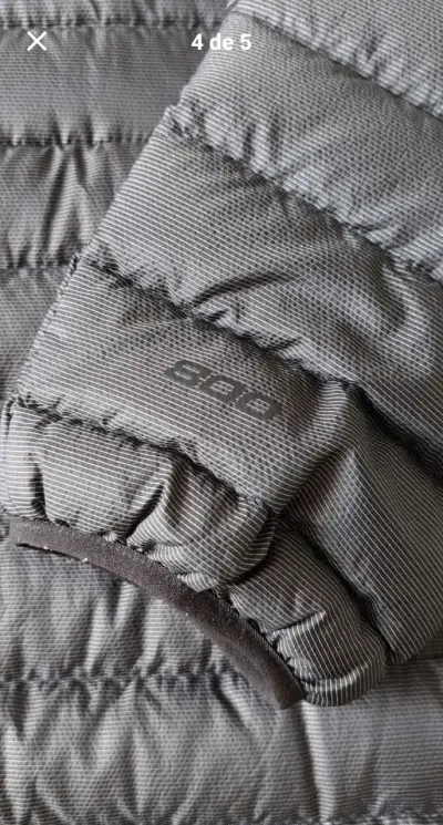 Chaqueta acolchada The North Face negr con capucha - miniatura 4