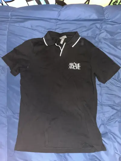 Polera Polo Negra Arôme Amore para Hombre - miniatura 1