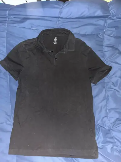 Polera Polo Negra H&M para Hombre - miniatura 1