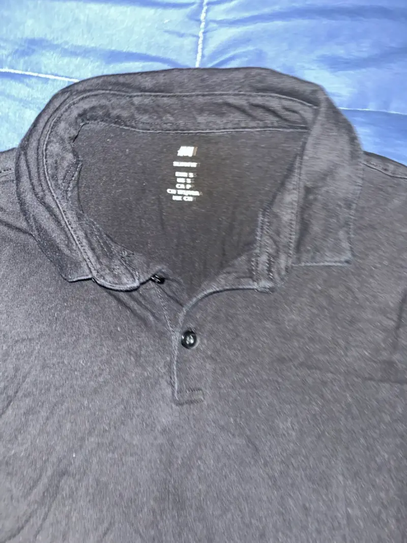 Polera Polo Negra H&M para Hombre - 2