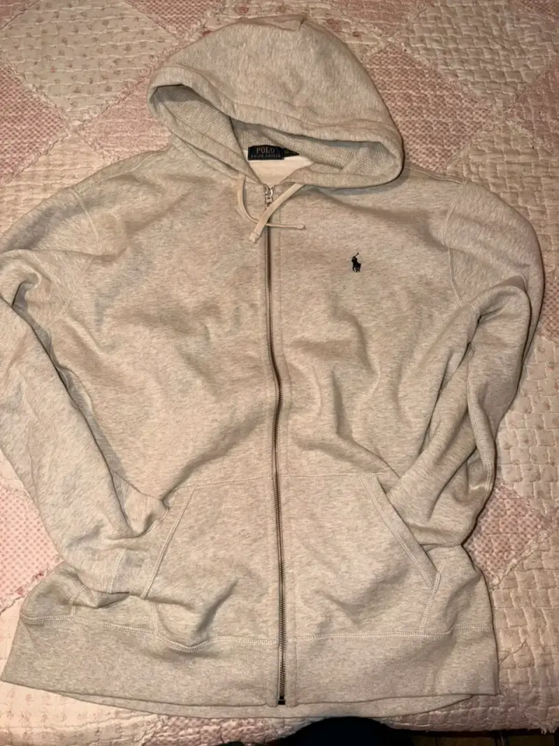 Polerón con capucha gris Polo Ralph Lauren - 1
