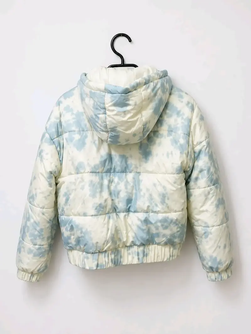 Chaqueta acolchada con capucha diseño tie-dye - 2