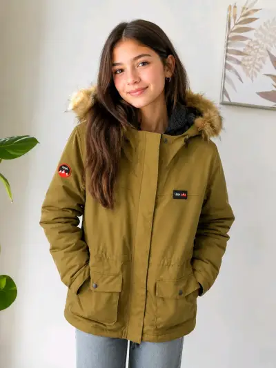 Parka adolescente Impermeable y forro polar - miniatura 1