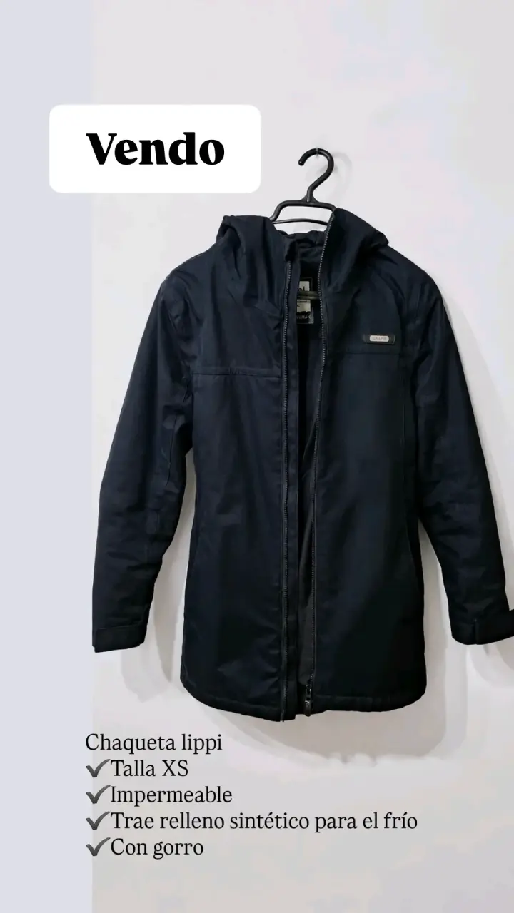 Chaqueta impermeable Lippi con gorro - 2