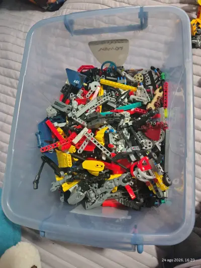 Caja de piezas de construcción tipo Lego variadas - miniatura 3
