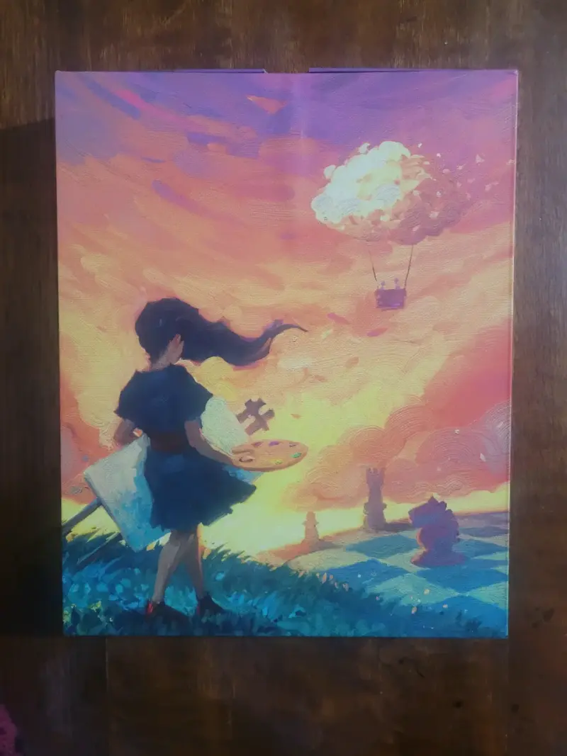 Juego de mesa Canvas con cartas transparentes - 1