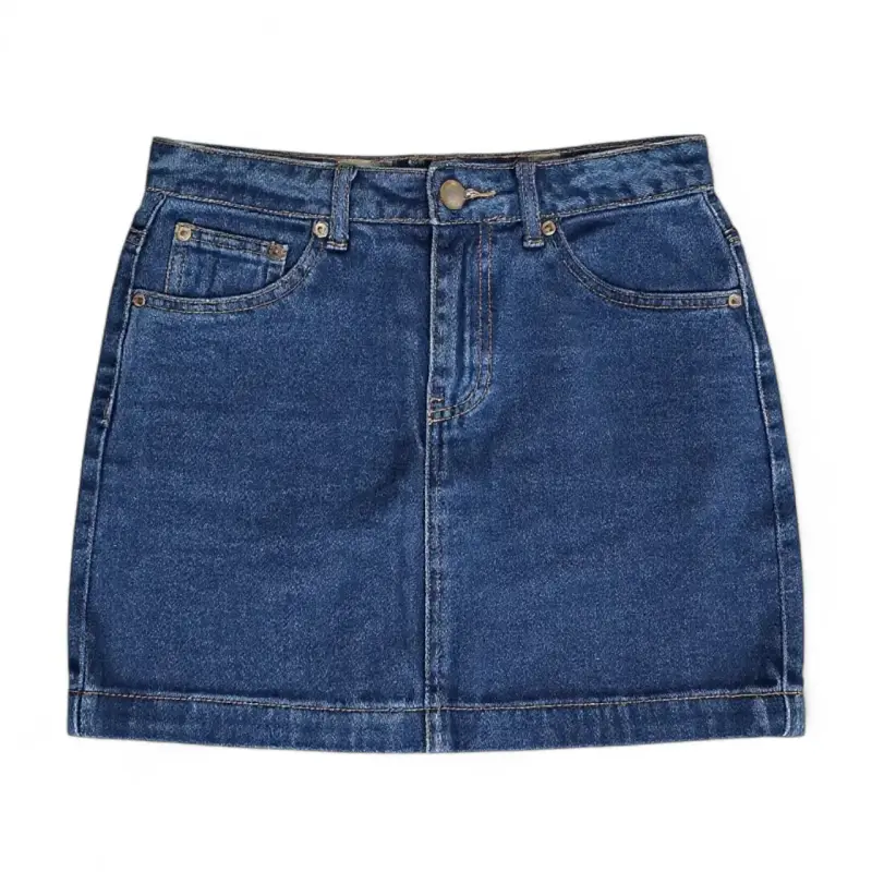 Minifalda de Mezclilla Azul para Mujer Forever 21 - 1