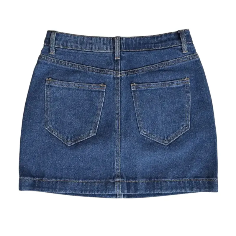Minifalda de Mezclilla Azul para Mujer Forever 21 - 2