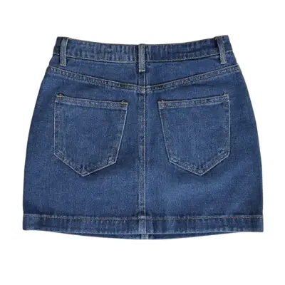 Minifalda de Mezclilla Azul para Mujer Forever 21 - miniatura 2