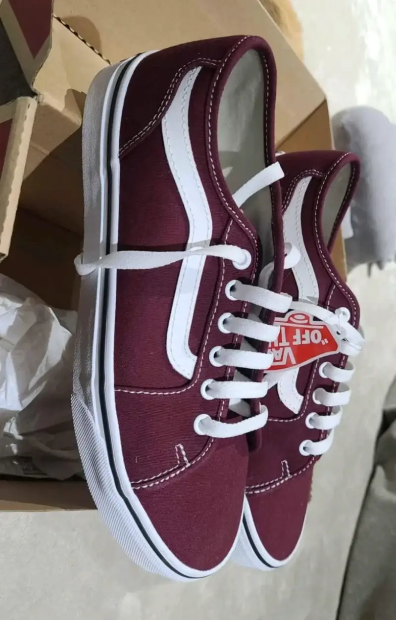 Zapatillas Vans Filmore Decon Burdeos Talla 41 - 1